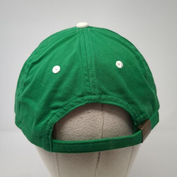 Celtic Slideback Baseball Cap Green One Size Adjustable Embroidered 6 Panel - Picture 6 of 10